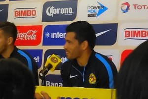 Miguel Samudio en conferencia de prensa durante este d�a