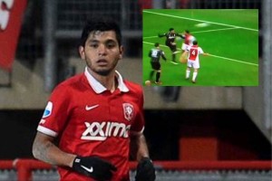 Corona abri�m el marcador con un remate de cabeza (minuto 6). 