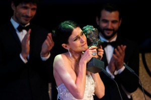 Nerea Barros (Santiago de Compostela, 1981) se alz� hoy con el Goya a la mejor actriz revelaci�n por