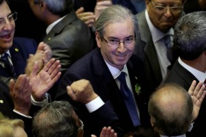 Eduardo Cunha pertenece al Partido del Movimiento Democrtico Brasileo (PMDB), el mayor partido bra