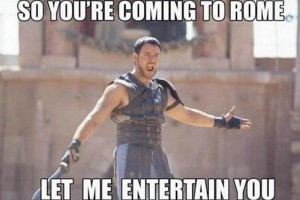 Los italianos tomaron con humor las supuestas amenazas de la facci�n terrorista y utilizaron la mism