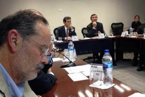 Aspectos de la reuni�n de esta tarde entre presidentes de partidos pol�ticos con registro y consejer