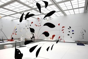 Esculturas de alambre, m�viles, stabiles y pintura forman parte de la muestra