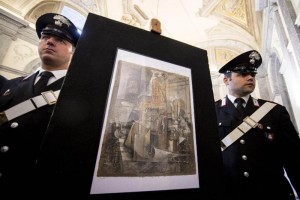 El general Mariano Mossa, que present� el cuadaro a la prensa en Roma, asegur� que tiene 