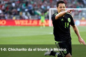 'Chicharito' se hizo presente con un tanto al minuto 14. 