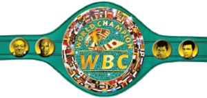 De esmeralda, el cintur�n de la Floyd-Pacquiao