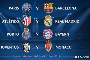 Los duelos de ida arrancan el 14 y 15 de abril. 