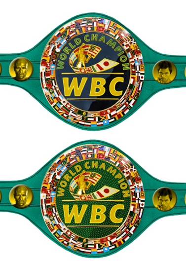 Aficin elegir el cinturn de la Floyd-Pacman Escogern el cinturn que portar el ganador de la esperada pelea