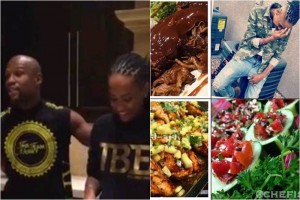 Mayweather contrat� los servicios de la 'Chef Q' de Los �ngeles. 