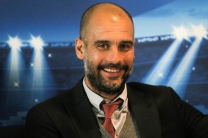 El t�cnico del Bayern M�nich posa para la foto 