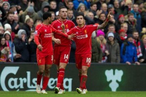 Philippe Coutinho marc� el gol del triunfo. 