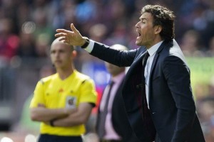 Luis Enrique, pese al f�cil tr�mite, describi� al Rayo Vallecano como un 'rival inc�modo'. 