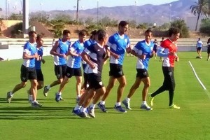 El cuadro andaluz durante una sesi�n de pr�cticas