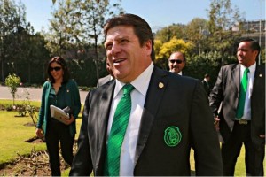 Miguel Herrera previo al sorteo de la Copa de Oro 2015