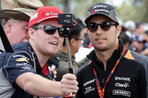 'Checo' acumul 54 vueltas al circuito australiano en los dos primeros entrenamientos libres de este