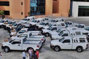 El parque vehicular se distribuir� en los 28 distritos electorales locales 