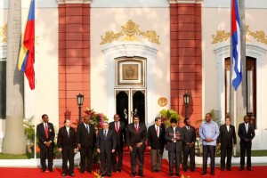 Varios l�deres sudamericanos se reunieron hoy en Quito para participar de una Cumbre de la Alianza B