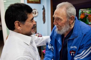El ex gobernante cubano se�al� que el pasado fin de semana, Maradona volvi� a referirse al intercamb