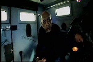 G�mez Mart�nez captado durante uno de sus traslados tras su detenci�n.