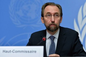 El Alto Comisionado de la ONU para los Derechos Humanos, Zeid Ra�ad Al Hussein