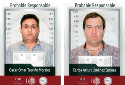Despu�s de ingresar a la SEIDO, Omar Trevi�o Morales, el Z-42, l�der de Los Zetas, y Carlos Jim�nez 