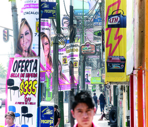 Propaganda electoral inunda a los capitalinos Propaganda electoral inunda a los capitalinos