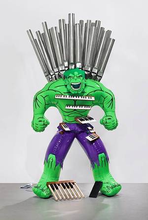 La media diaria de la primera gran exhibici�n Koons organizada en Europa, abierta a finales del pasa