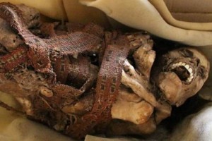 Hallan momia en Per abandonada en caja de cartn Se piensa que los restos podran tratarse de un integrante de la cultura Chim