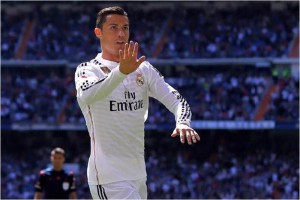 El portugu�s por primera vez marc� cinco goles en un partido. 