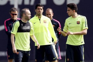 Barcelona recupera a Iniesta, pero hay dudas con Mathieu Iniesta estara listo para el juego de maana contra el PSG, la 'vuelta' de los Cuartos de Final.
