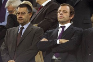Bartomeu (izq) y Rosell (der) son acusados de fraude fiscal en el fichaje de Neymar; el club habr�a 