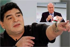 Maradona llama 'corrupto' a Blatter Maradona desea desbancar a Blatter de la silla de FIFA y otorga su total apoyo al prncipe jordano A
