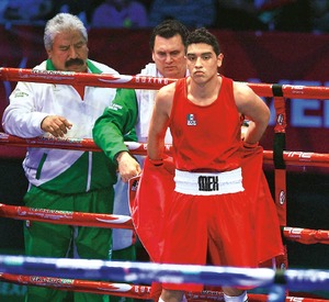 El p�gil Ra�l Curiel vive su sue�o con el boleto a R�o