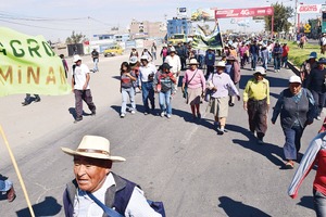 Enfrenta Grupo Mxico protestas en Per por construccin de mina