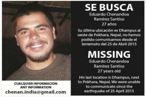 Mexicano desaparecido en Nepal est� bien, aseguran familiares