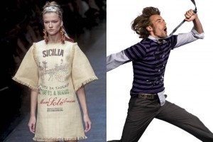 ESTILO. Una modelo luce una creacin de Dolce & Gabbana durante uno de los desfiles de presentacin de las c