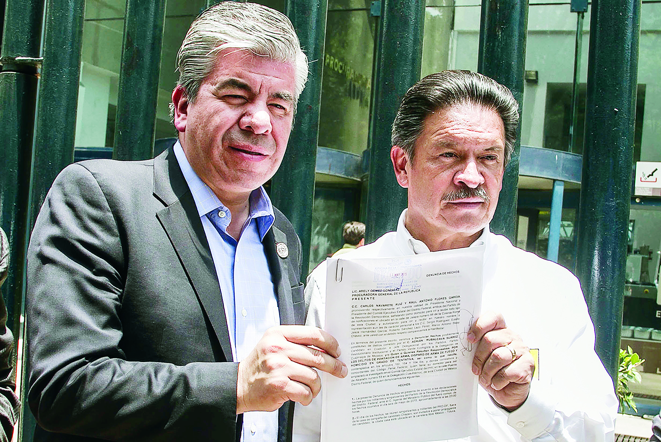 PRD presenta denuncia ante PGR por ri�a en Cuajimalpa