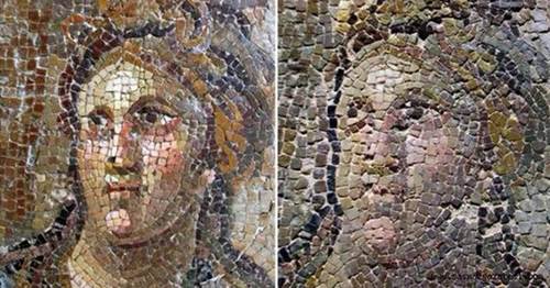 Arruinan mosaicos romanos al estilo Arruinan mosaicos romanos al estilo