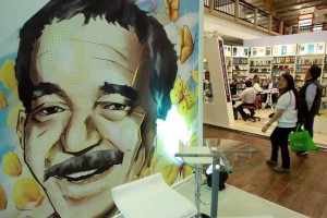 Imagen del Pabell�n Macondo, de donde fue sustra�do el ejemplar, con dedicatoria de Gabo, y que pert