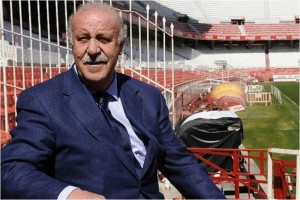 Del Bosque tambi�n reparti� halagos para el ex del Real Madrid, Ancelotti. 