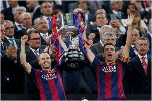 Barcelona vence al Athletic y levanta la Copa del Rey Barcelona ahora piensa en la Champions League para completar las tres joyas de la corona blaugrana.
