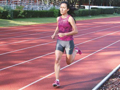 Brenda Flores quiere ser la mejor fondista Brenda Flores quiere ser la mejor fondista