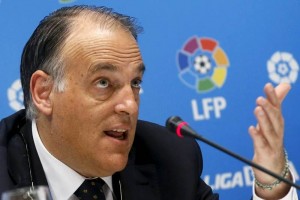 Tebas no sabe si la Liga podr�a concluir tras la disputa de la jornada 36 este fin de semana.