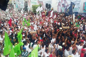 Astudillo Flores encabez� uno de sus cierres regionales en Chilpancingo 