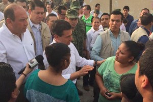 El presidente de la Rep�blica, Enrique Pe�a Nieto, encabez� esta ma�ana un nuevo recorrido por la zo