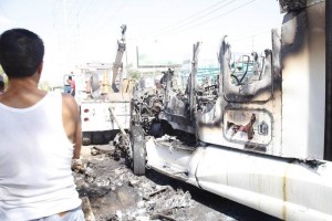 Confirman incendios de autos en ms de 15 puntos de Jalisco La dependencia seal que las autoridades trabajan para restablecer la situacin y que se estn sofo