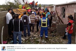 El alcalde de Ciudad Acu�a, Evaristo Lenin P�rez, se�al� que suman 11 personas fallecidas tras el im
