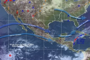 Se esperan lluvias menores en Quintana Roo, Yucat�n, Tabasco Guerrero, Nuevo Le�n, Tamaulipas, San L