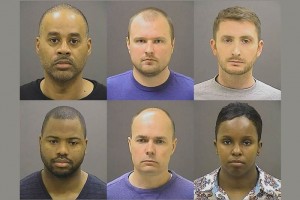 Fila superior de izquierda a derecha: C�sar R. Goodson Jr., Garrett E. Miller y Edward M. Nero. Fila