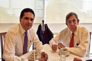 El candidato del PRD al gobierno de Michoac�n, Silvano Aureoles, y el Ingeniero Cuauht�moc C�rdenas 